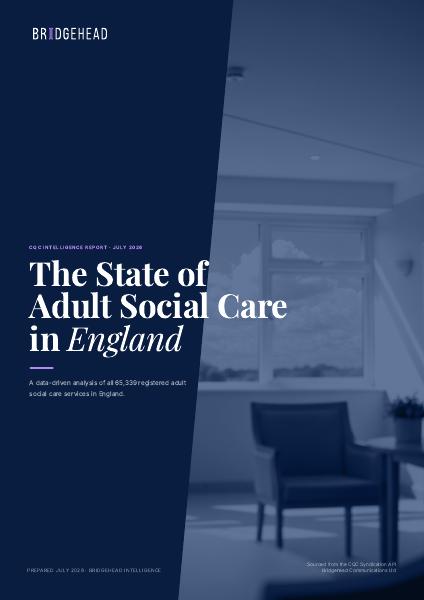 Front cover: The State of Adult Social Care in England