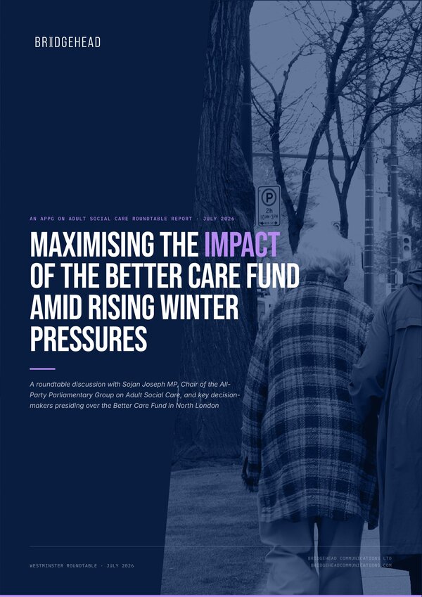 Front cover: Maximising the impact of the Better Care Fund in North London