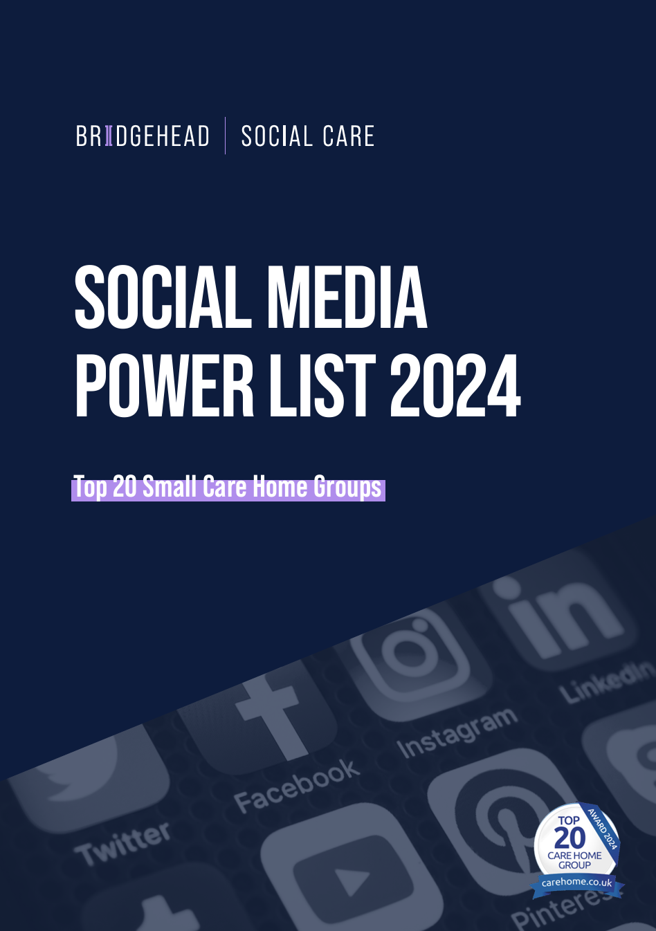 Social Media Power List 2024 - Top 20 Small Care Home Groups